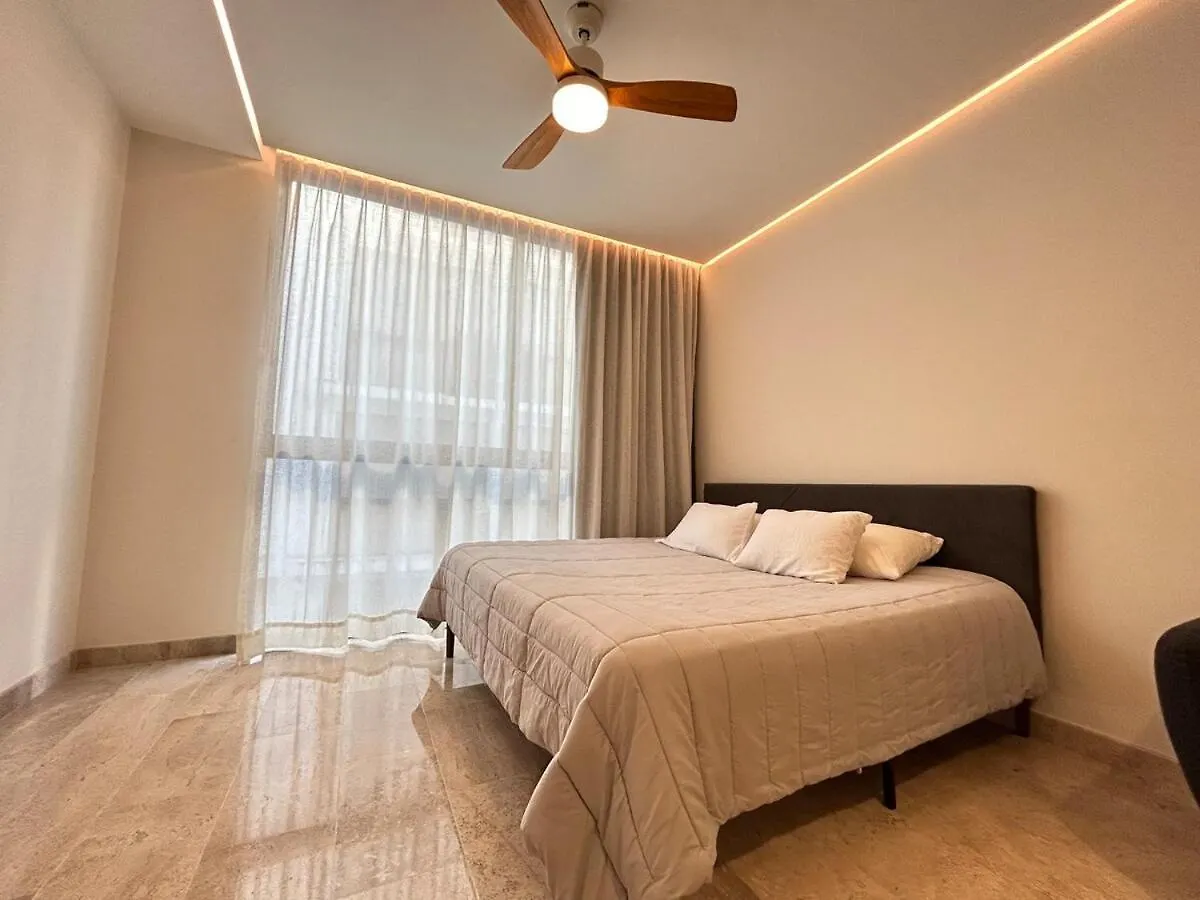 Tulum Aldea Zama Studio With Stable Wifi, Gym And Rooftop Pool 0*,  Meksyk