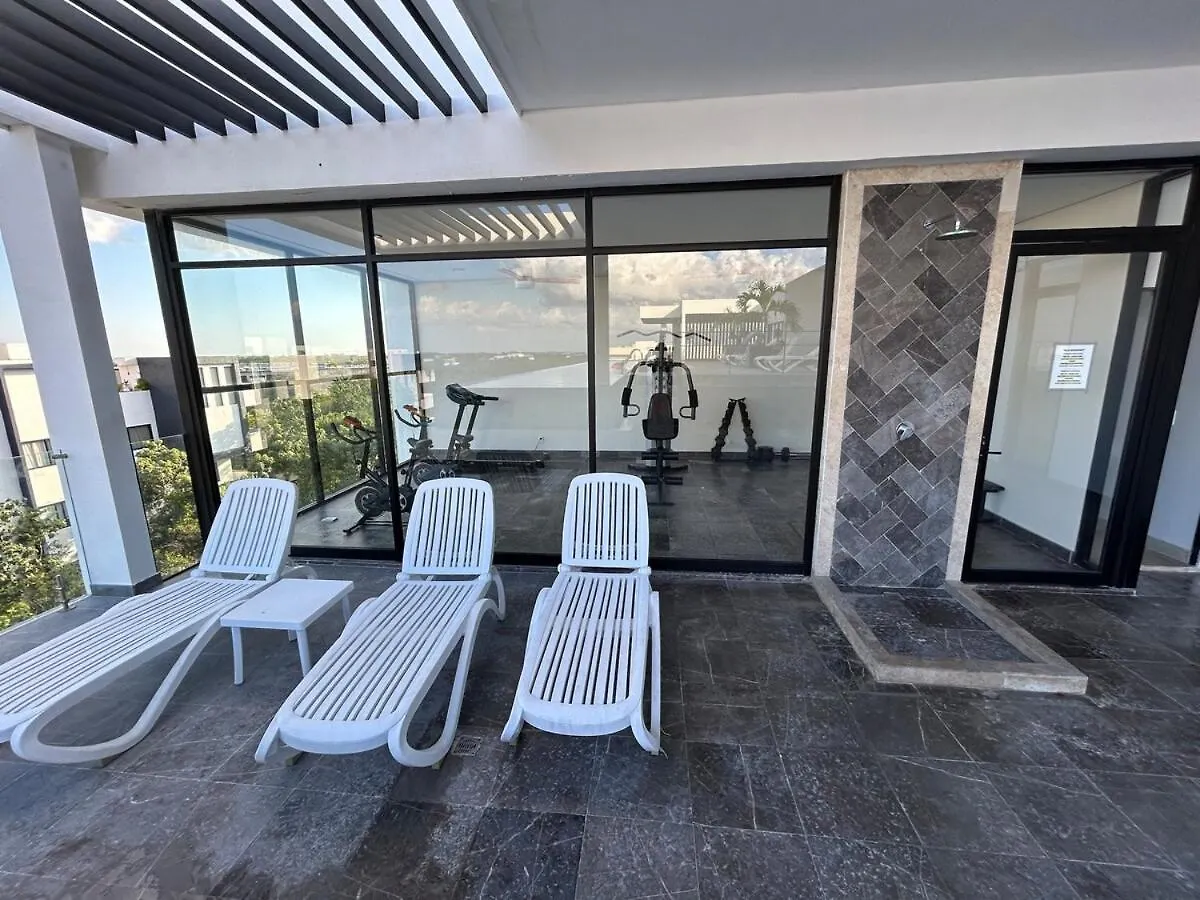 Apartament Tulum Aldea Zama Studio With Stable Wifi, Gym And Rooftop Pool Meksyk