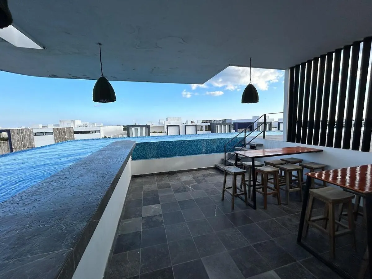 Tulum Aldea Zama Studio With Stable Wifi, Gym And Rooftop Pool Appartamento
