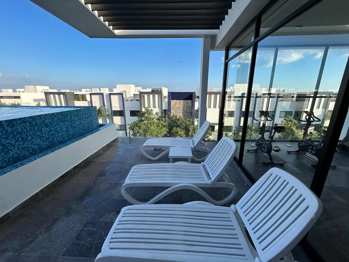 Appartamento Tulum Aldea Zama Studio With Stable Wifi, Gym And Rooftop Pool