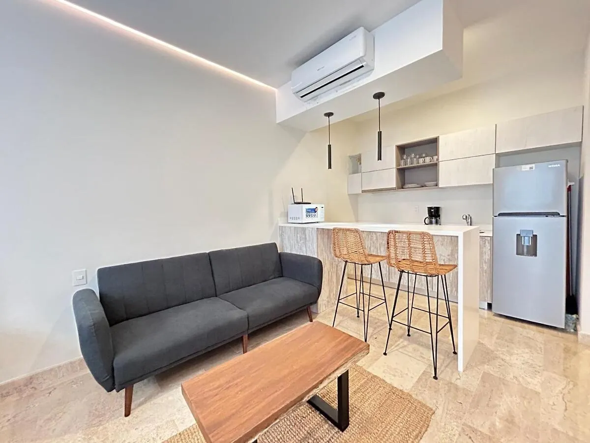 Tulum Aldea Zama Studio With Stable Wifi, Gym And Rooftop Pool 0*,  Messico